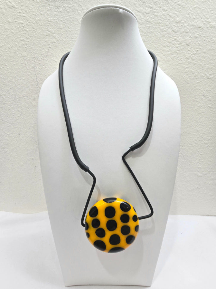 Samuel Coraux- Murano Glass Necklace/Yellow