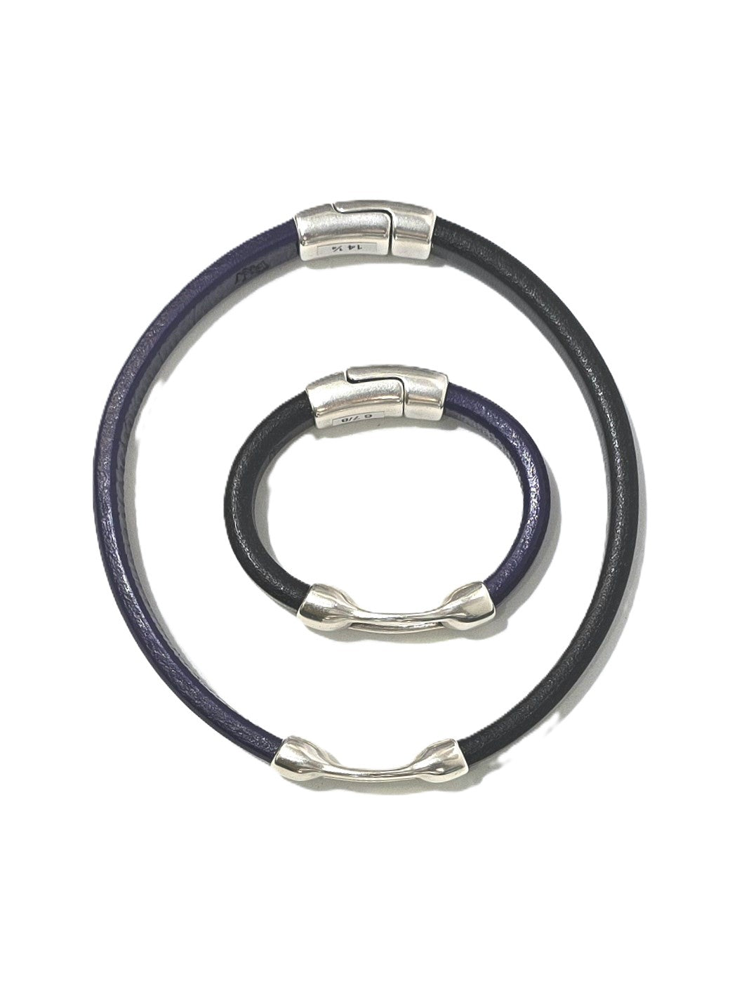 Detroit Wire Wear- Gap Bracelet/Black & Dark Purple