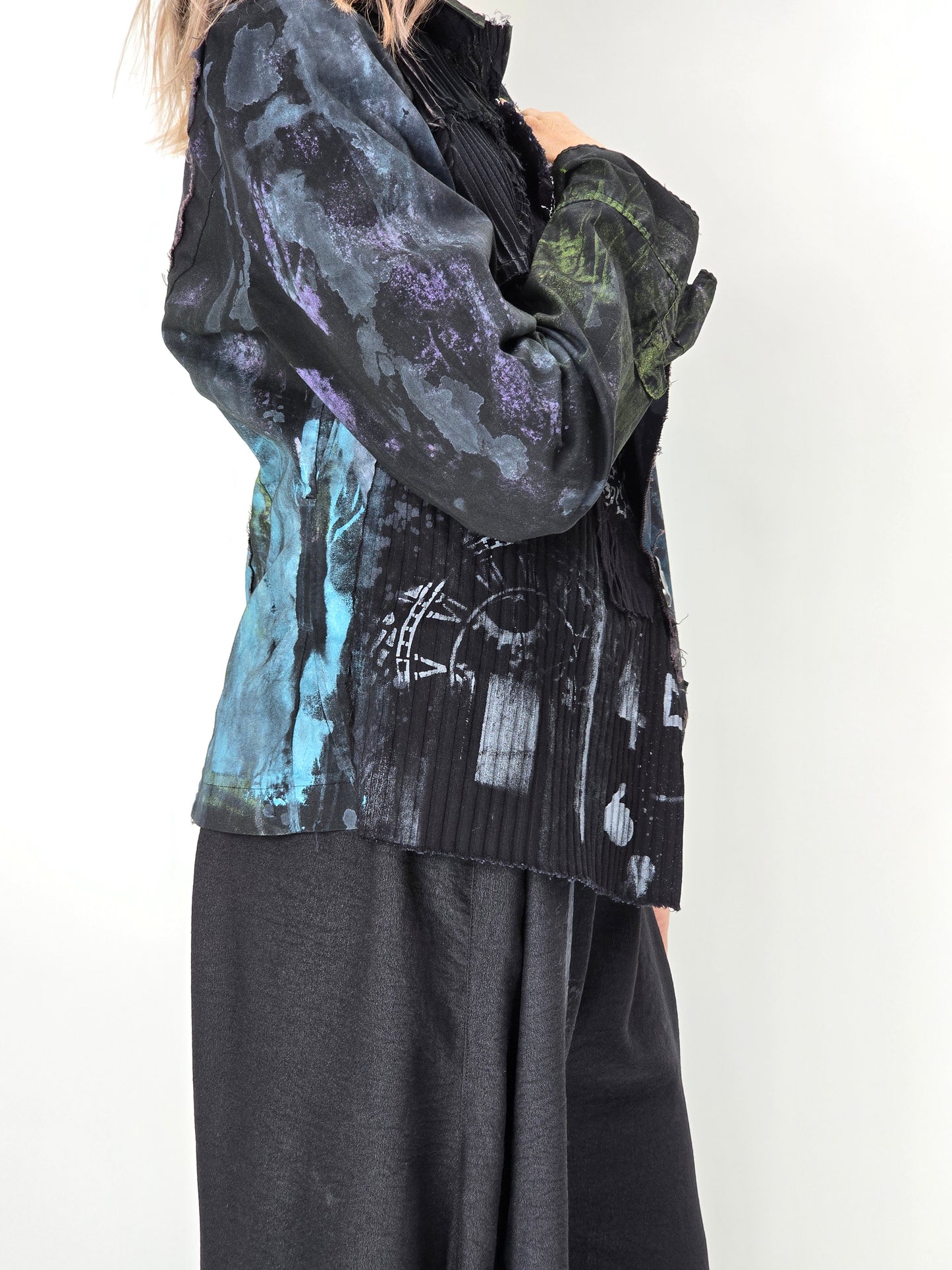 Tatiana Palnitska- ND7- Fitted Feather Designs Jacket