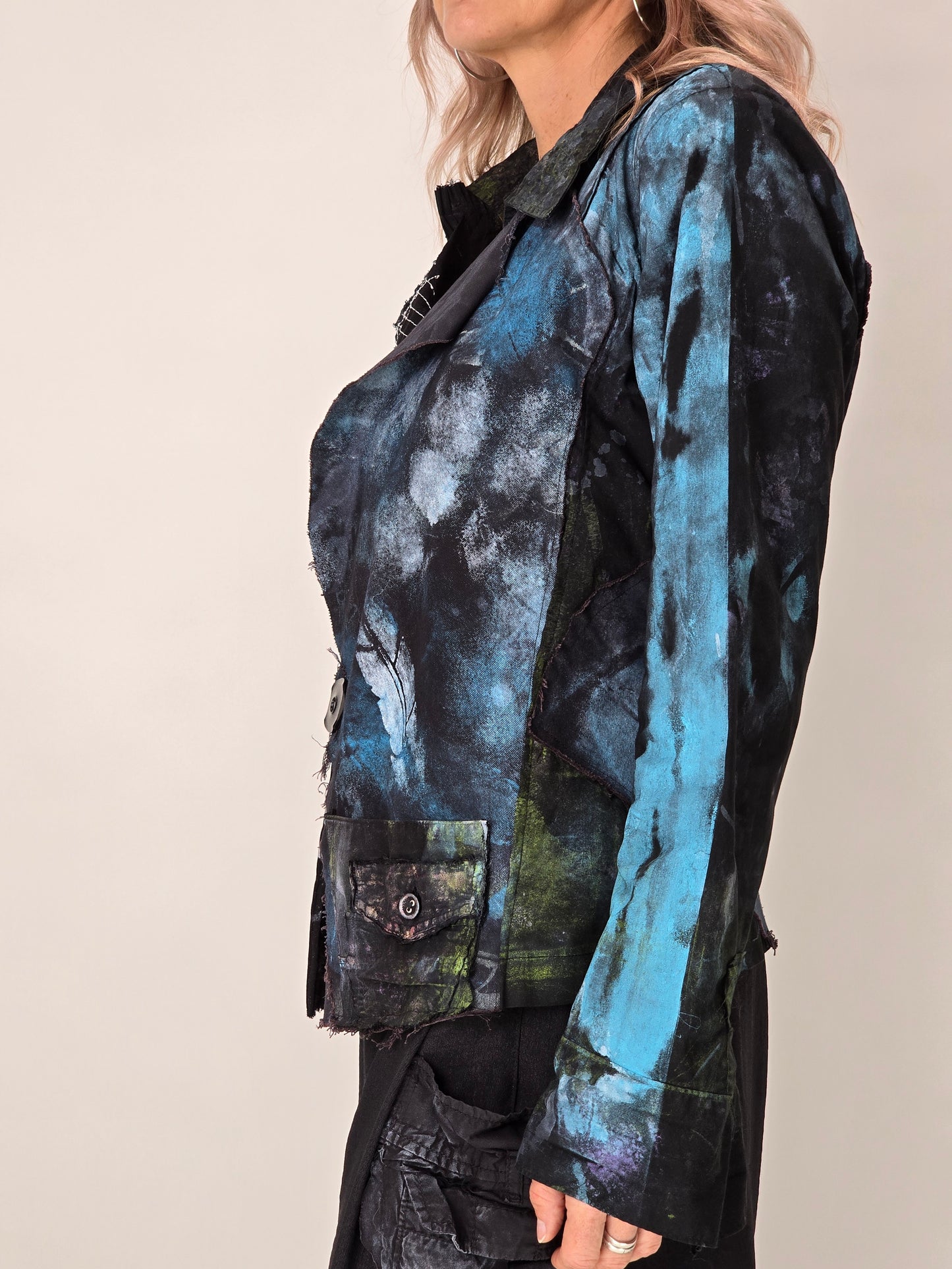 Tatiana Palnitska- ND7- Fitted Feather Designs Jacket