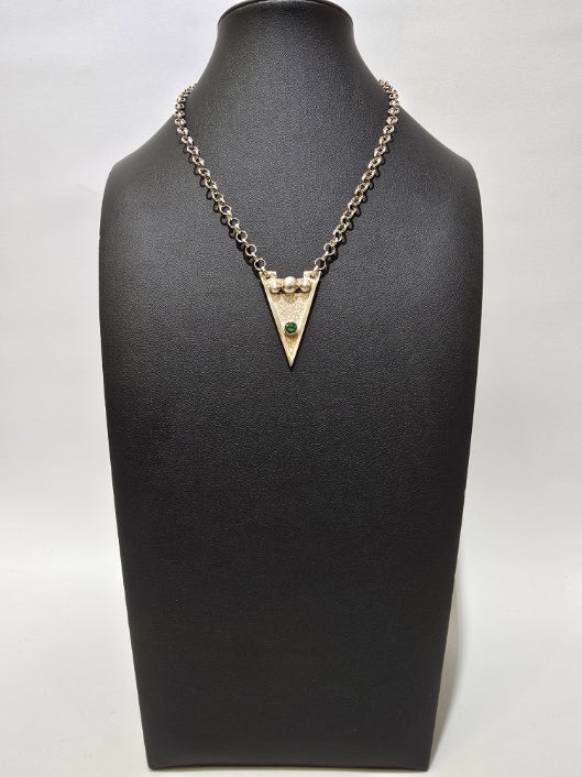 Dona Siebler - Green Point Pendant Necklace