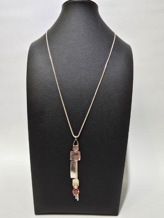 Dona Siebler - Rocket Ship Pendant Necklace