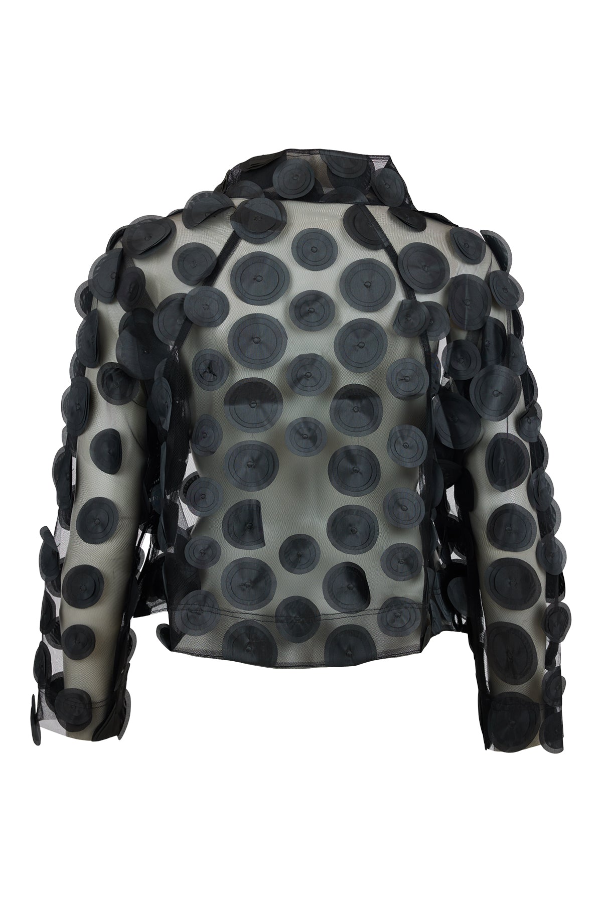 Noen- Circle Appliqué Mesh Jacket