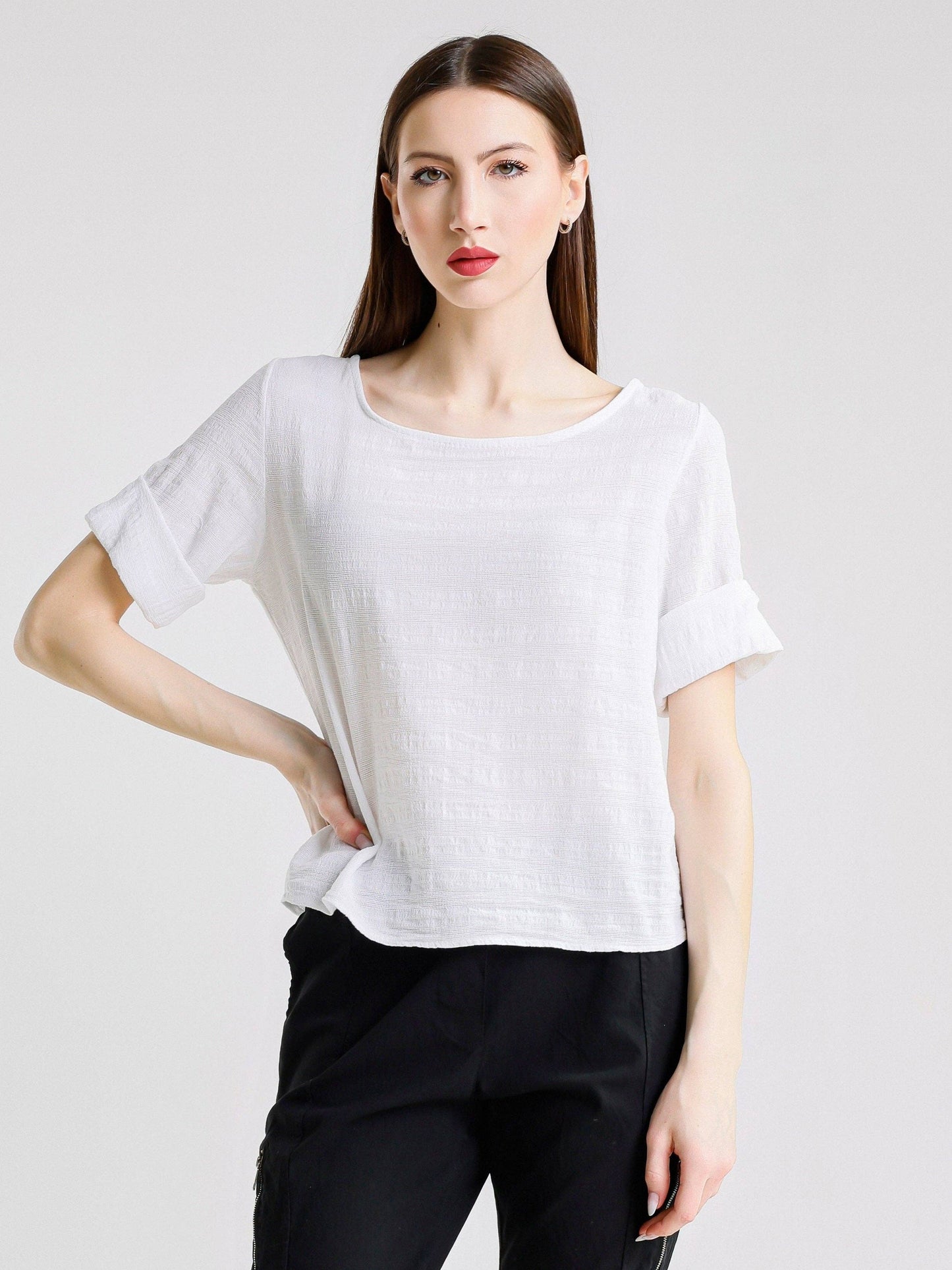 TINA Stephens - Brienne Top/ White