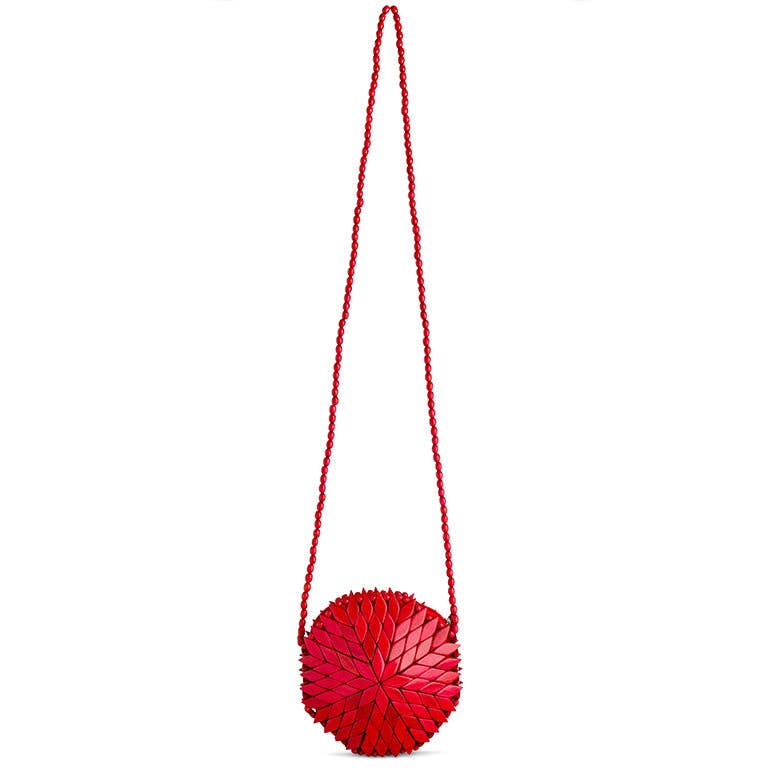 ShanPaulo  - Bali Round Crossbody Bag - Red