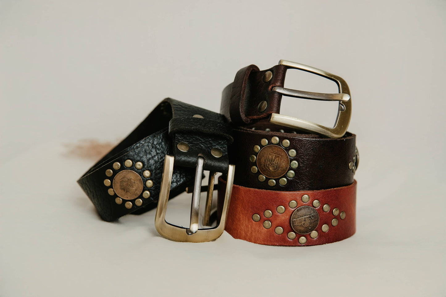 Lula Natura - Black Leather w Wide Coins