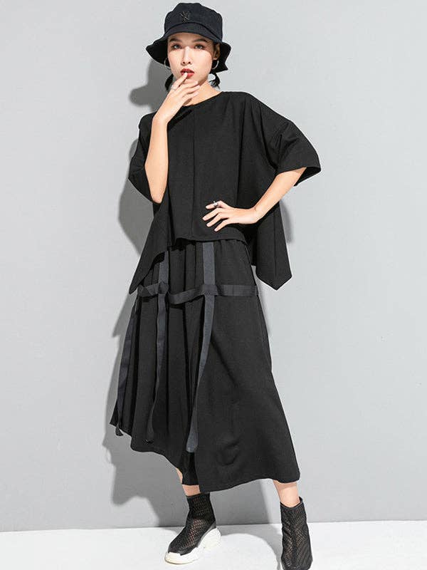 Mia Collection- Edge Zip Boxy Top