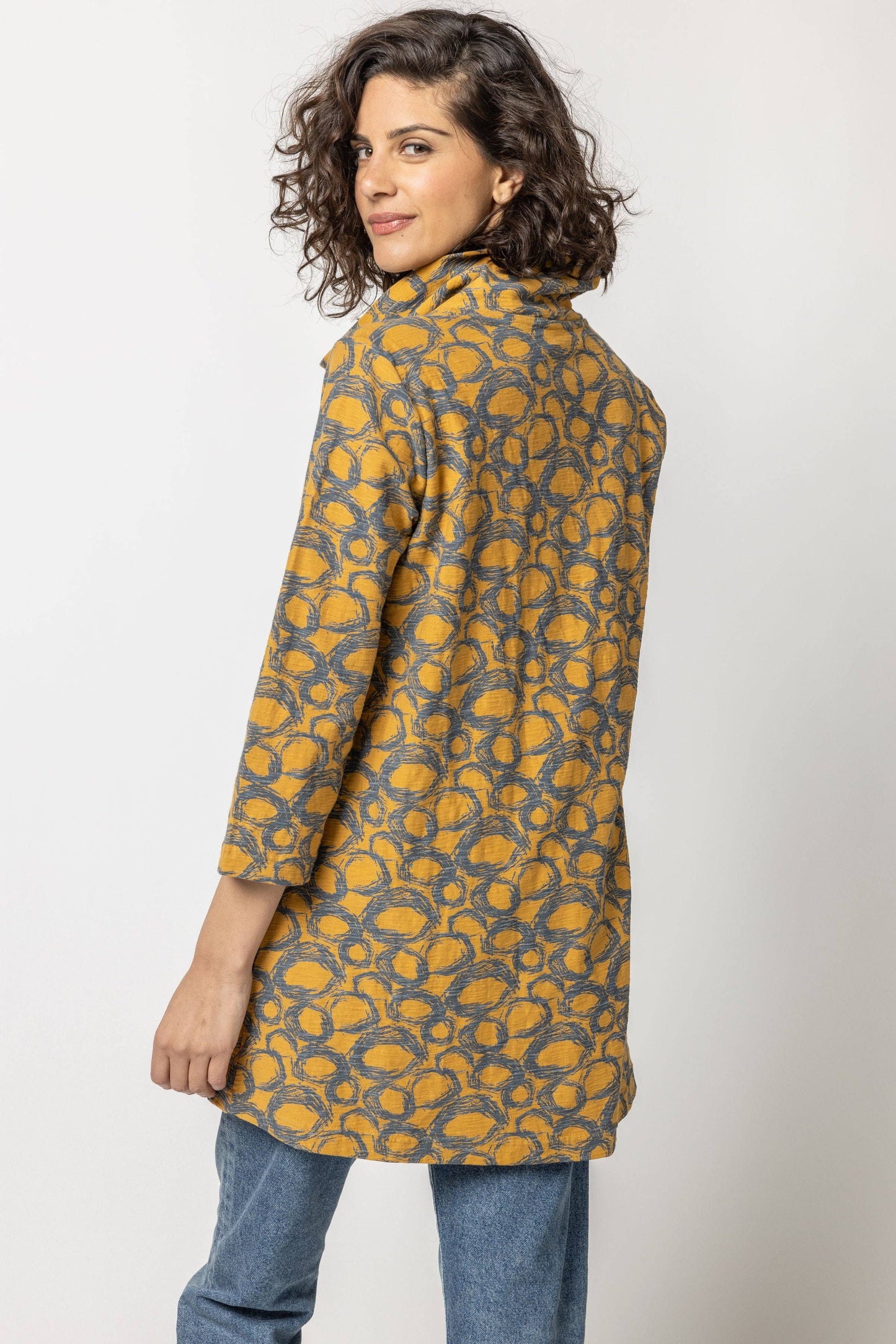 Komil - Milo Print Cowl Tunic