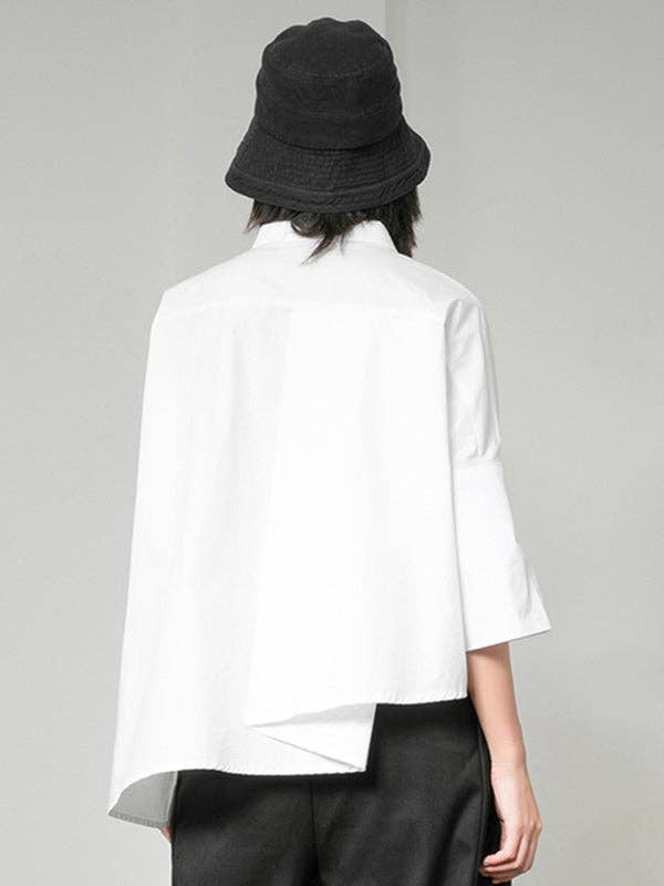 Mia Collection - the Modern Lines Asymmetrical Shirt