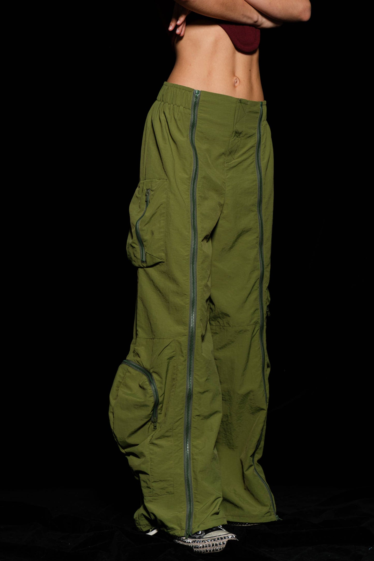 Signature 8 - Zipper Parachute Pant