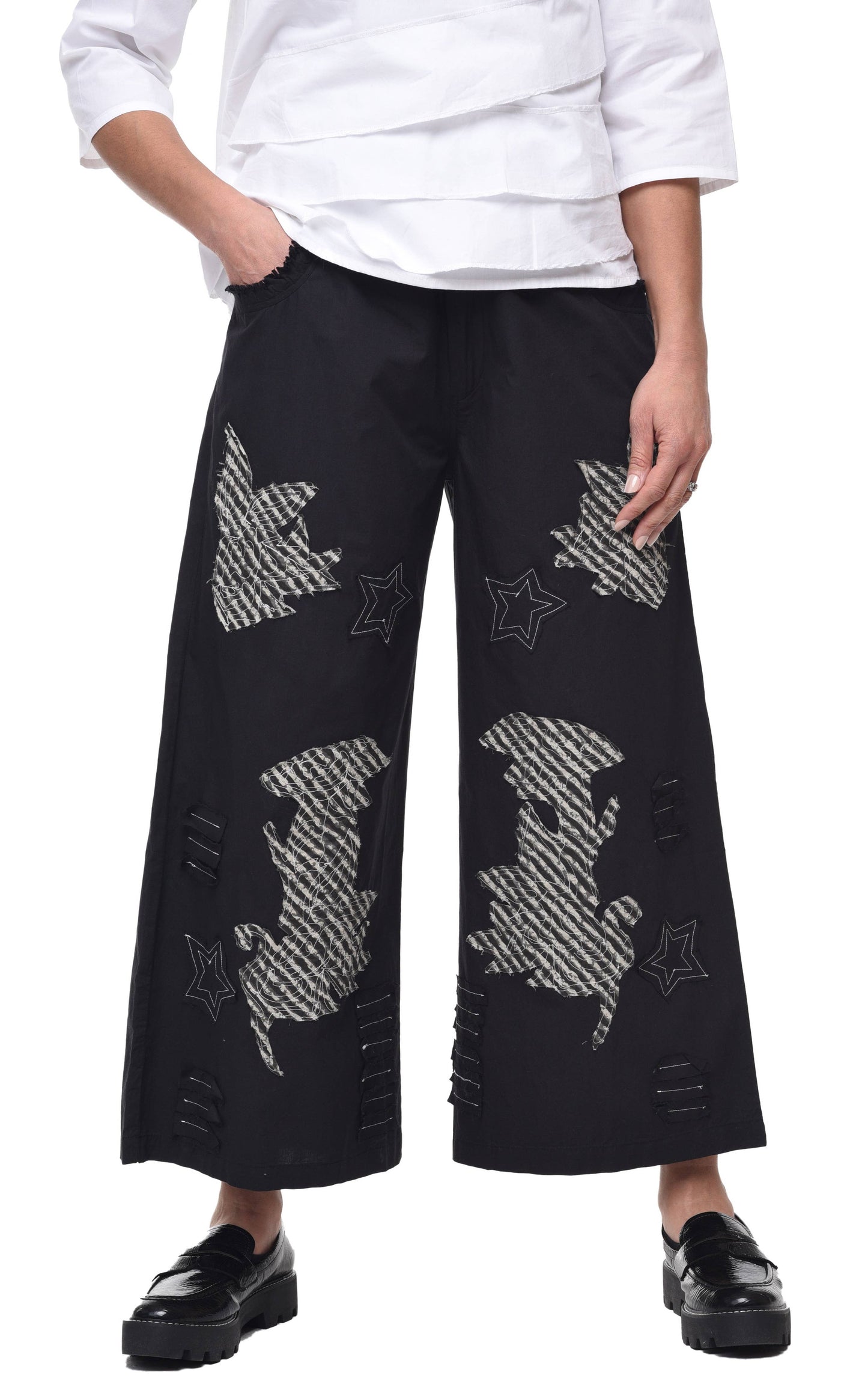 Tulip Clothing - Arabella Pant in Black Radio