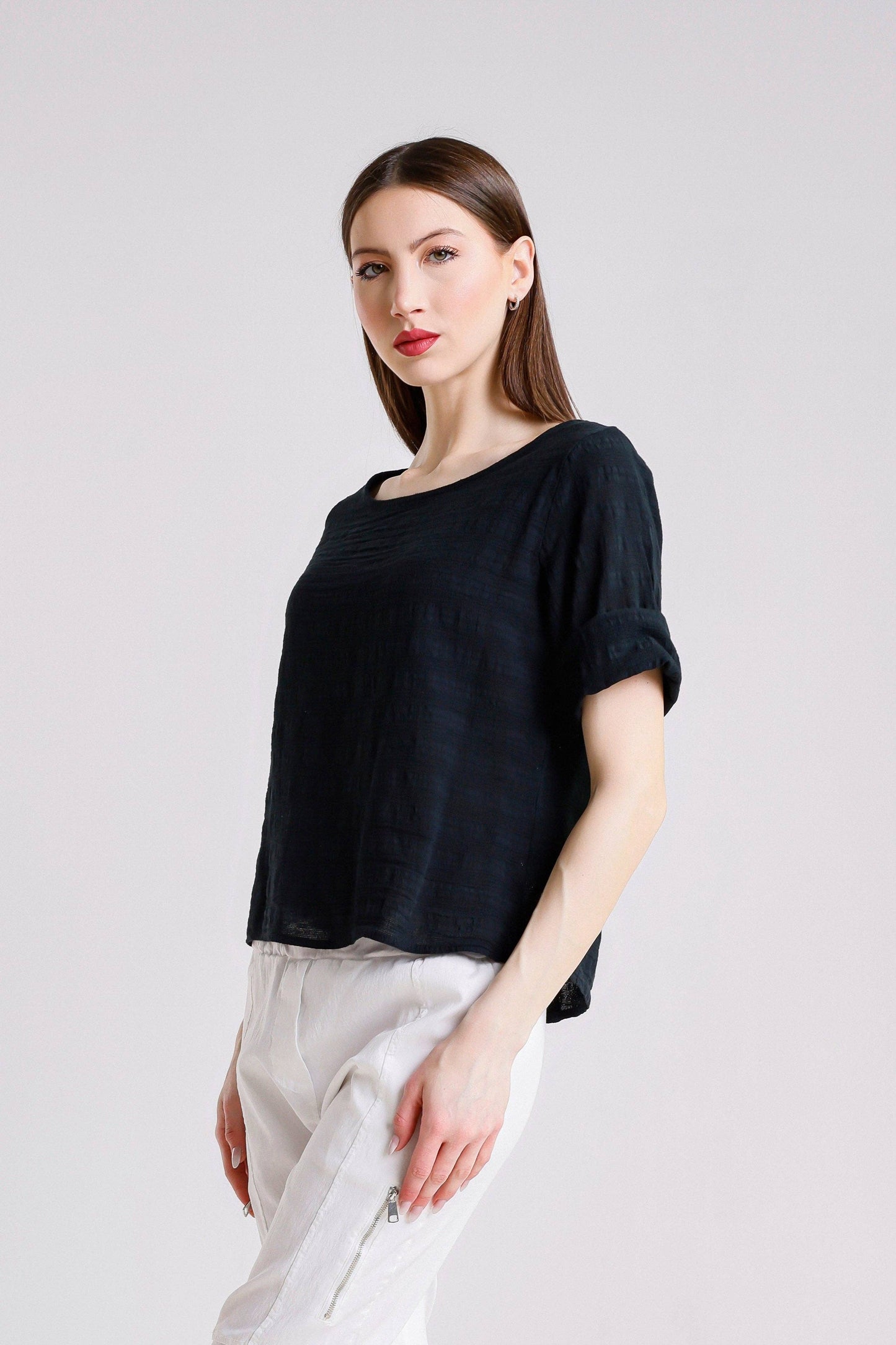 TINA Stephens - Brienne Top/ Black