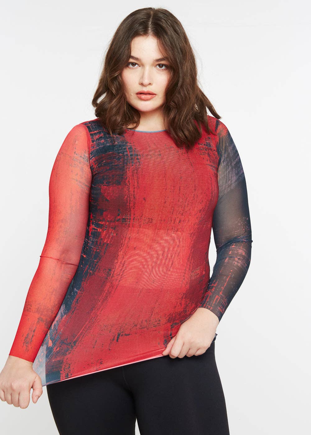 AMB Designs - Vermillion - Florence Double Sheer Top