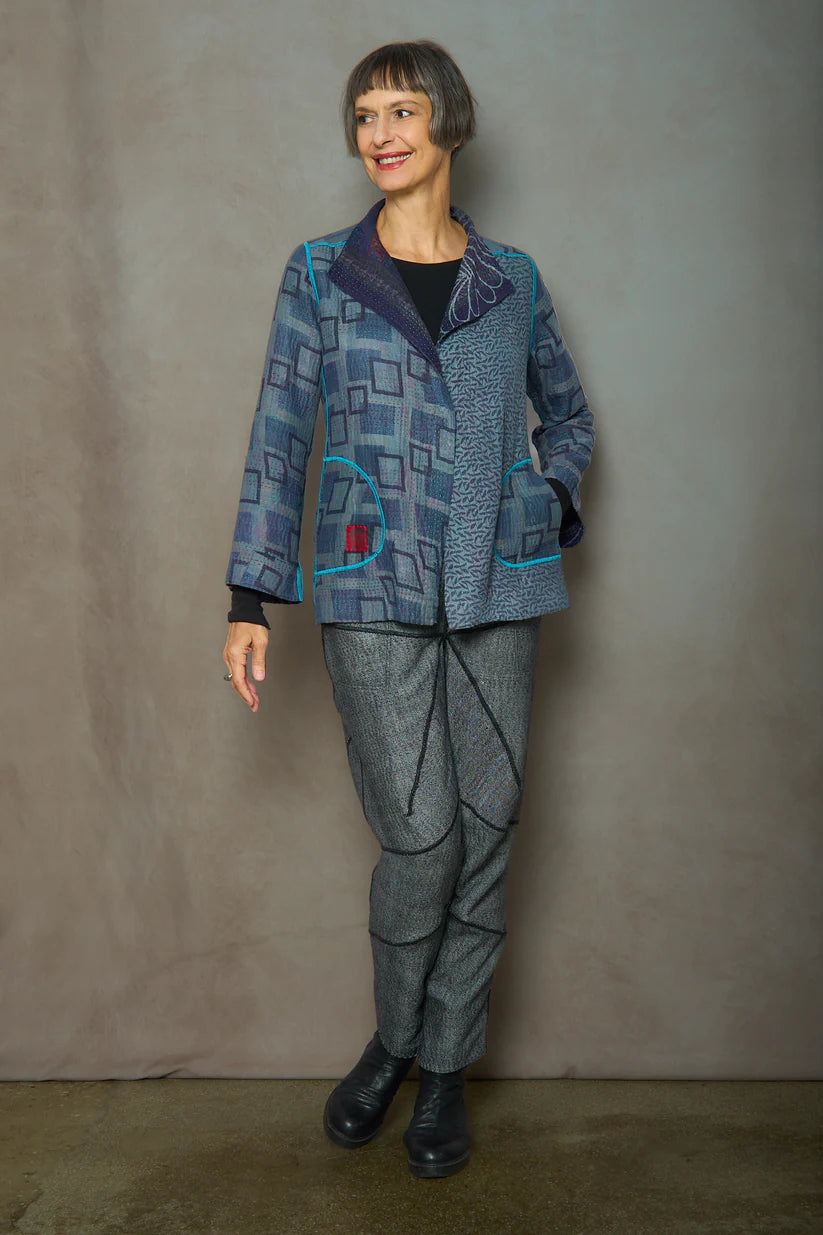 Mieko Mintz- Vintage Cotton Kantha Short Jacket