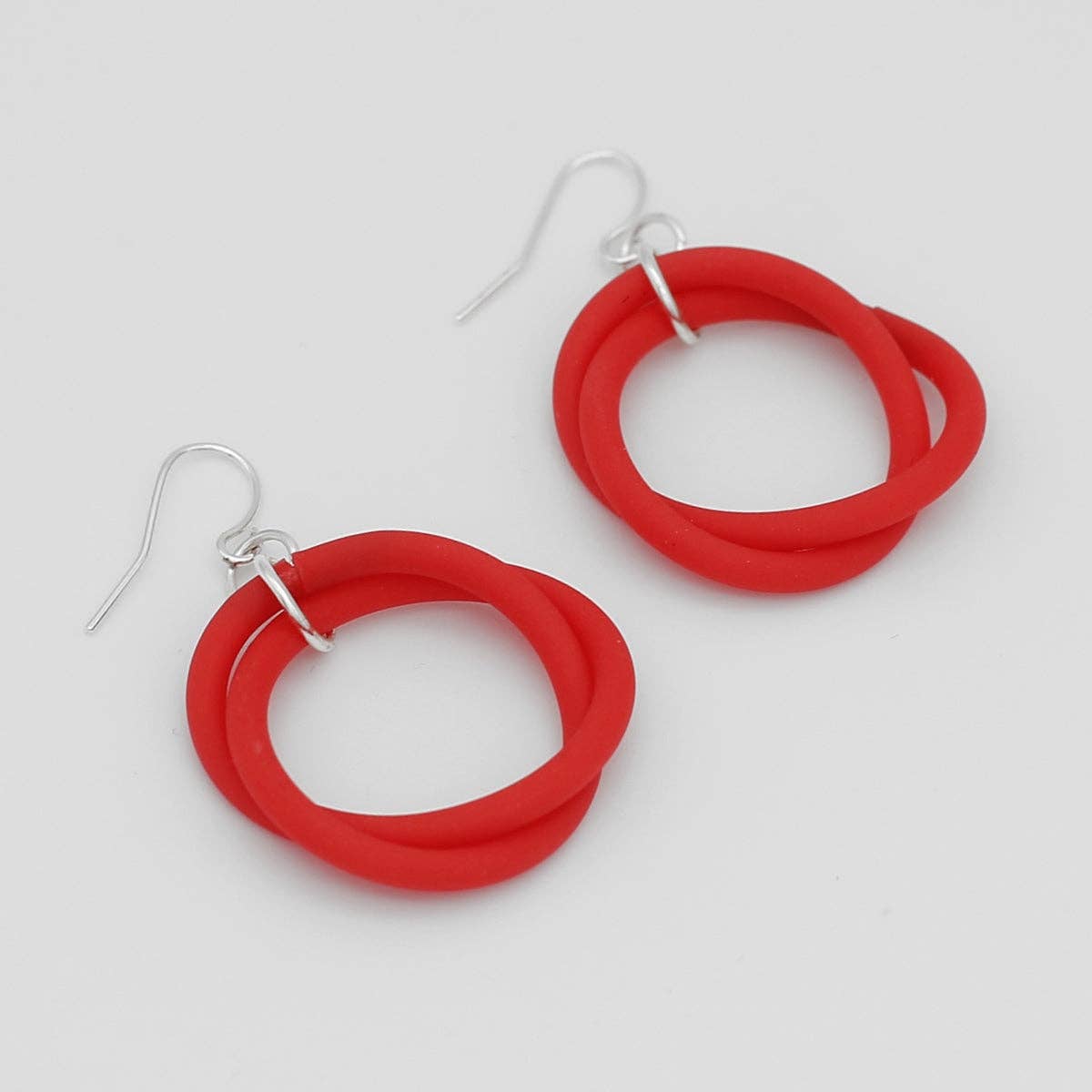 Sylca Designs - Red Cefalu Swirl Earring