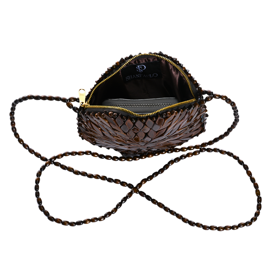 ShanPaulo - Bali Crossbody Large - Dark Walnut