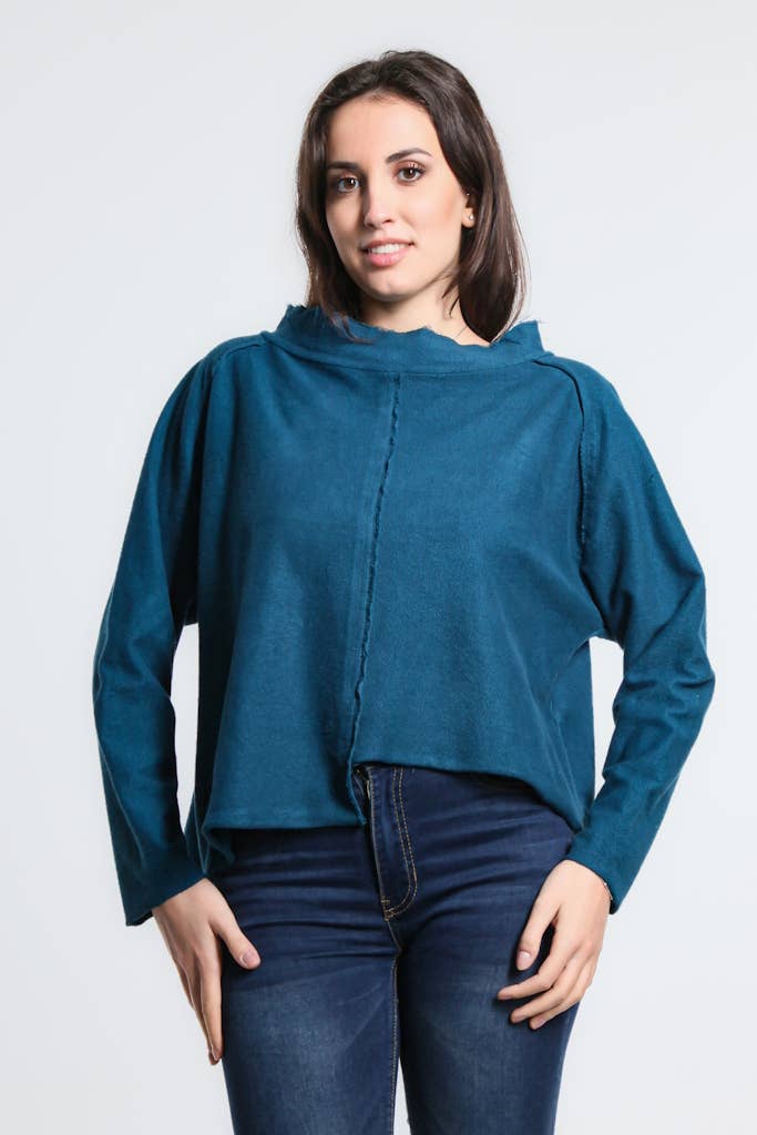 TINA Stephens - Whitney French Terry Seam Top