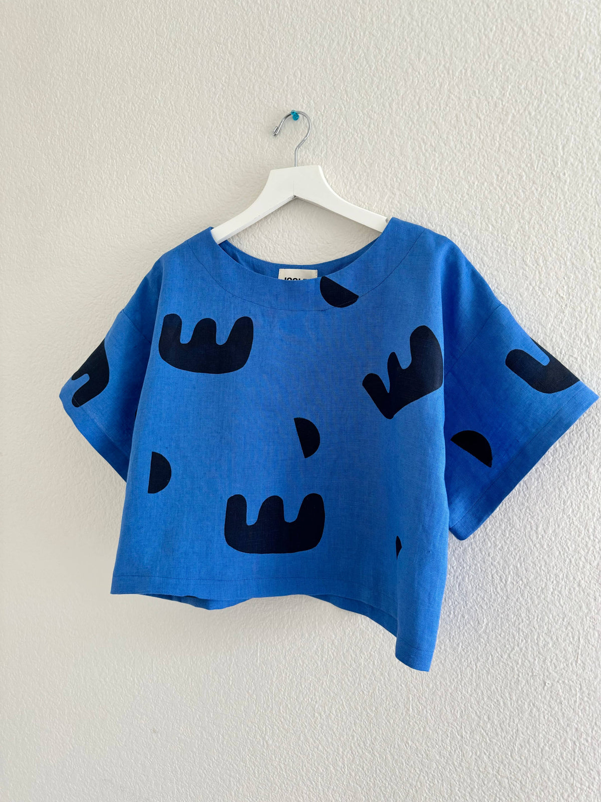 Joolee - Blue linen top 
