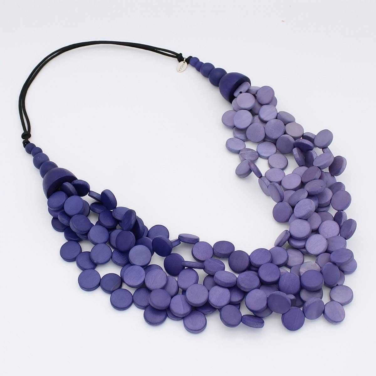 Sylca Designs - Ombre Purple Gillian Necklace, Purple Shades Layer Necklace