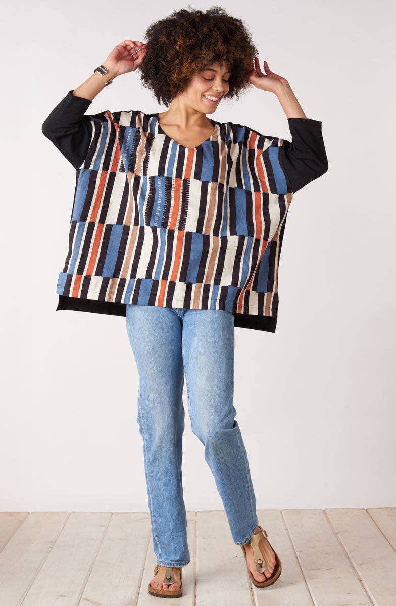 Handwork of India - Rivona Mixed Media Tee
