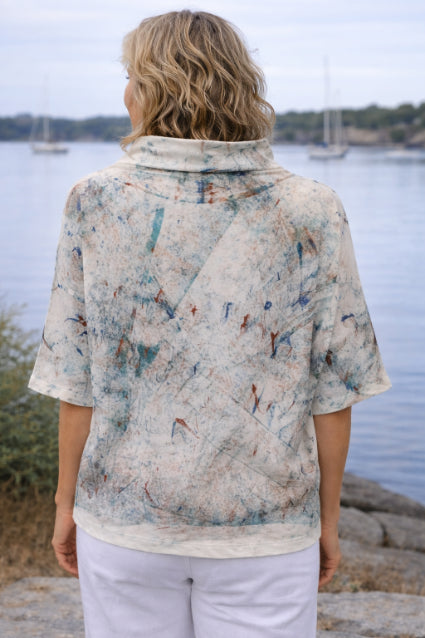 Alvarez Designs-  Marina Hand-Painted Top