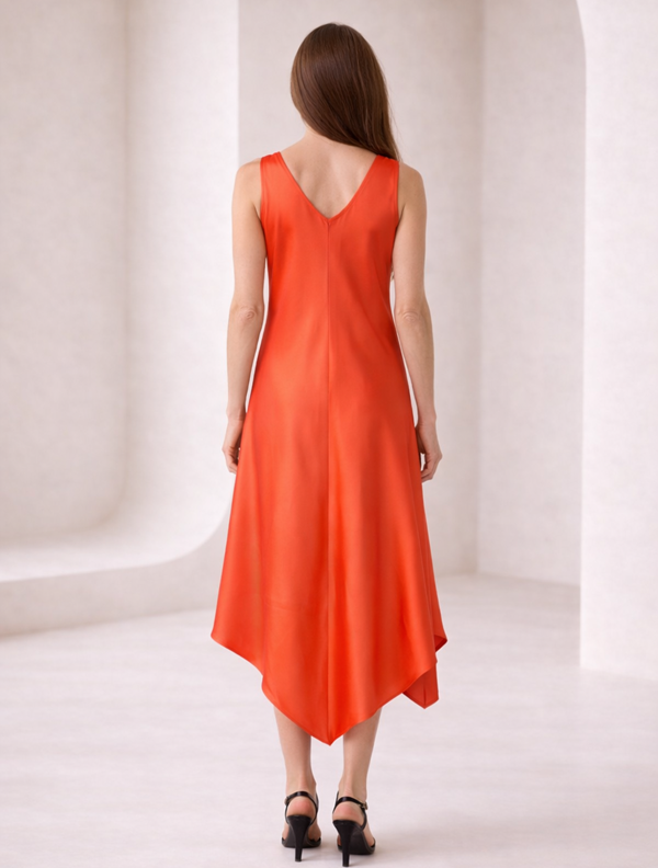 Lysse- Sakura Bias Handkerchief Dress/ Red Kiss