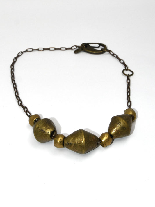 NSerena Jewelry- African Bicone with Saucers Necklace