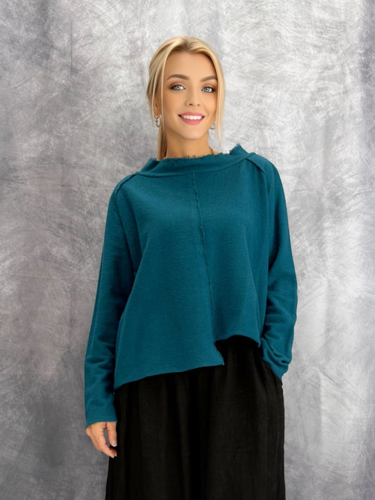 TINA Stephens - Whitney French Terry Seam Top