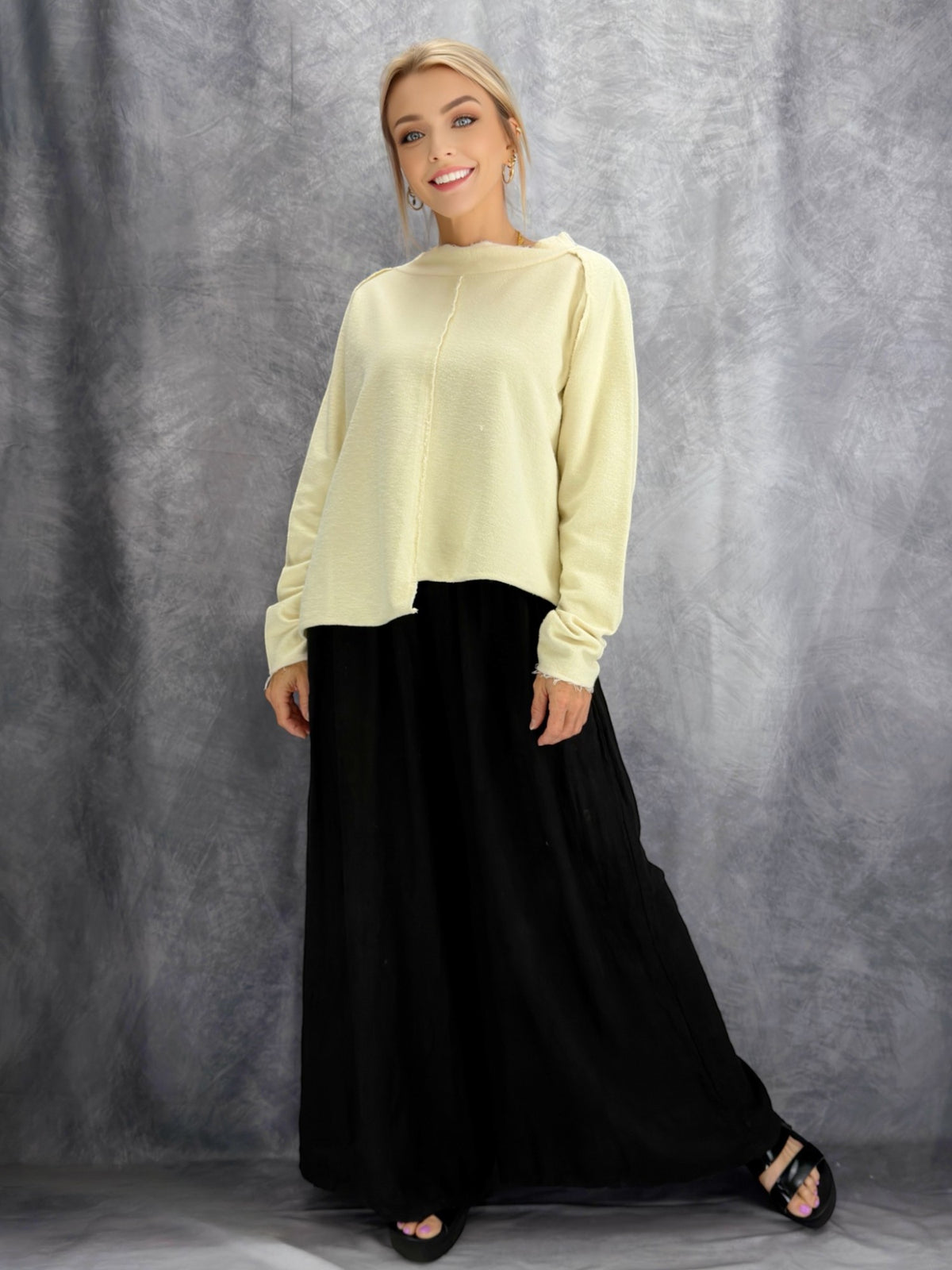 TINA Stephens - Whitney French Terry Seam Top