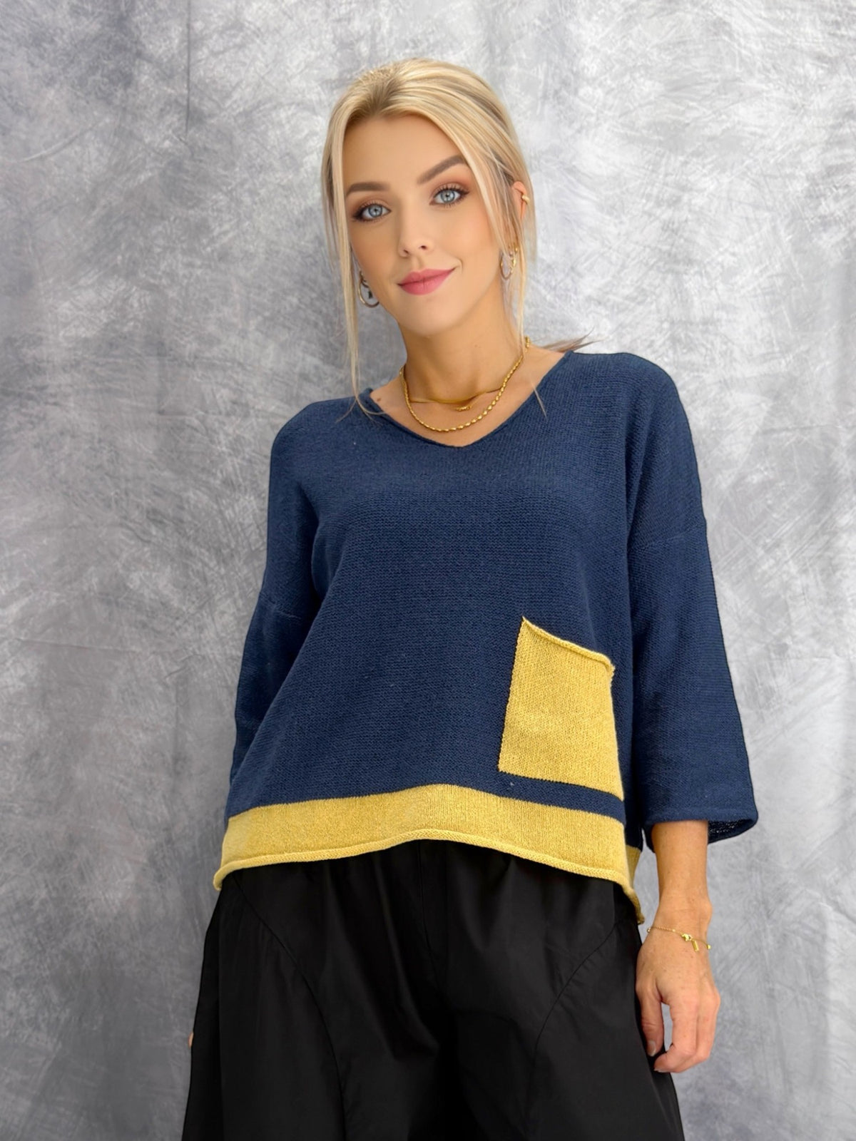 TINA Stephens - Seraphine V-Neck Sweater