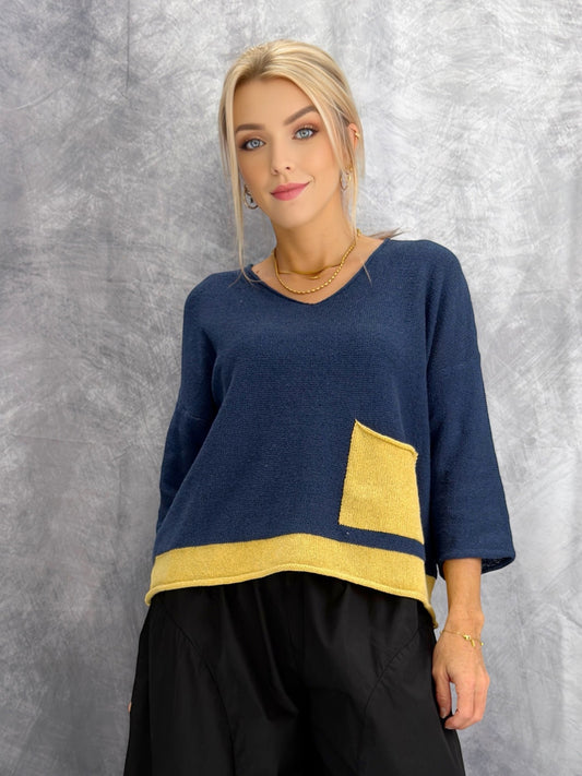 TINA Stephens - Seraphine V-Neck Sweater