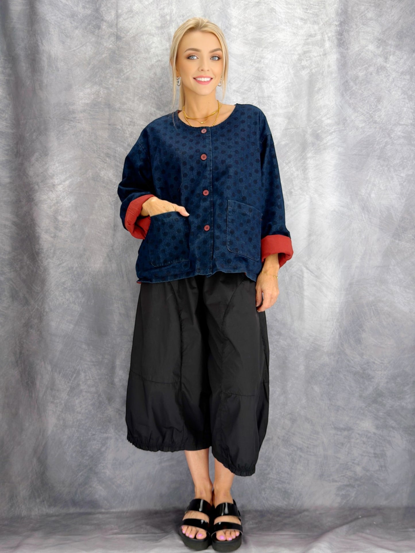 BELLA BLUE - Double Layers Jacket