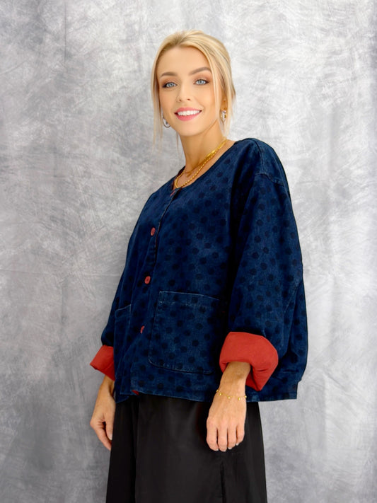 BELLA BLUE - Double Layers Jacket
