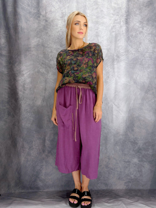 Earth & Loom- Linen/Ramie Two-Piece Set