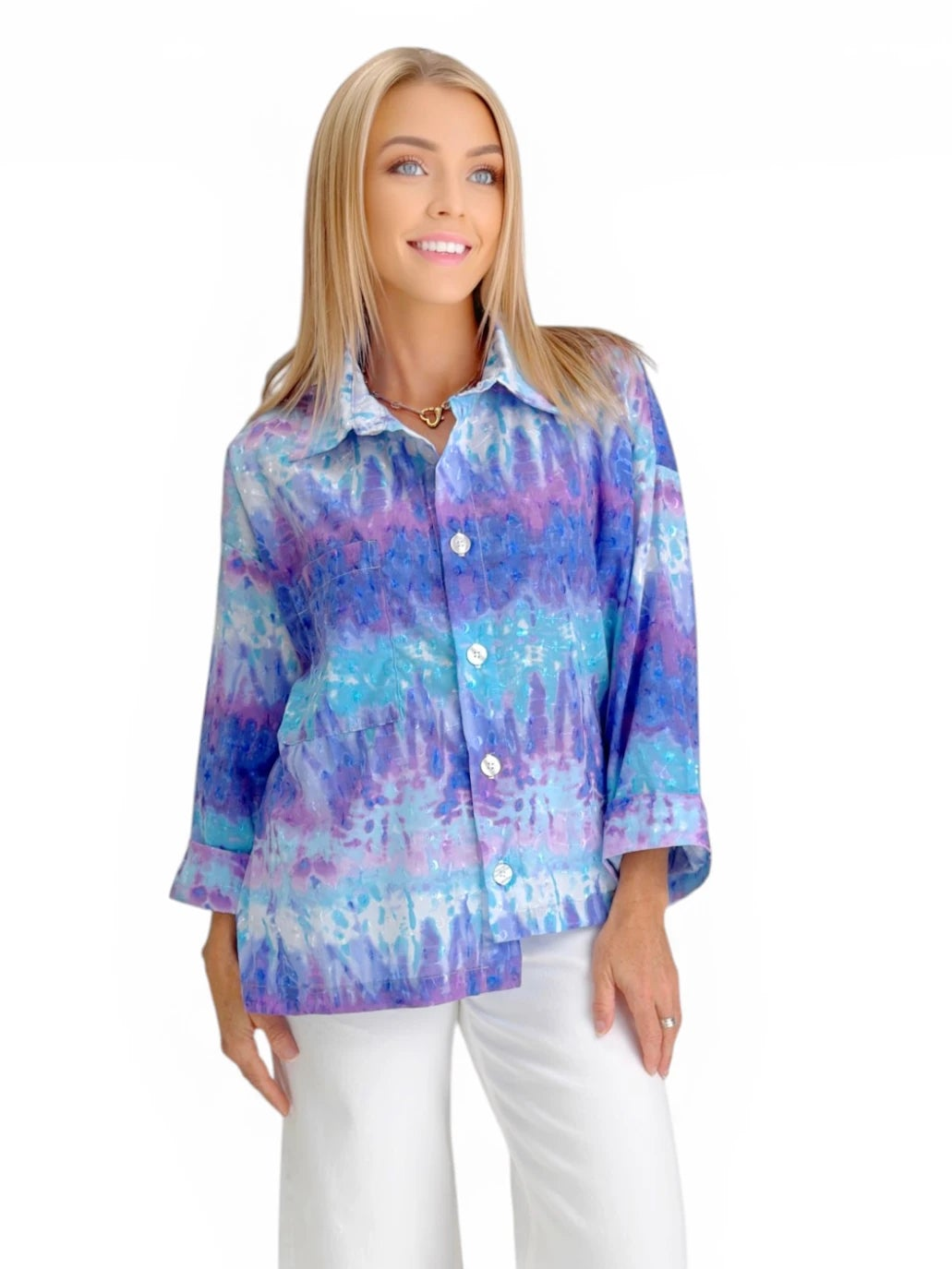 Dress to Kill- Hi-Lo Shirt- Tie Dye