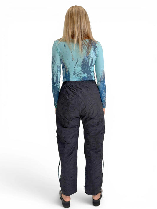 Narenee Designs- Turquoise Bloom Pant.