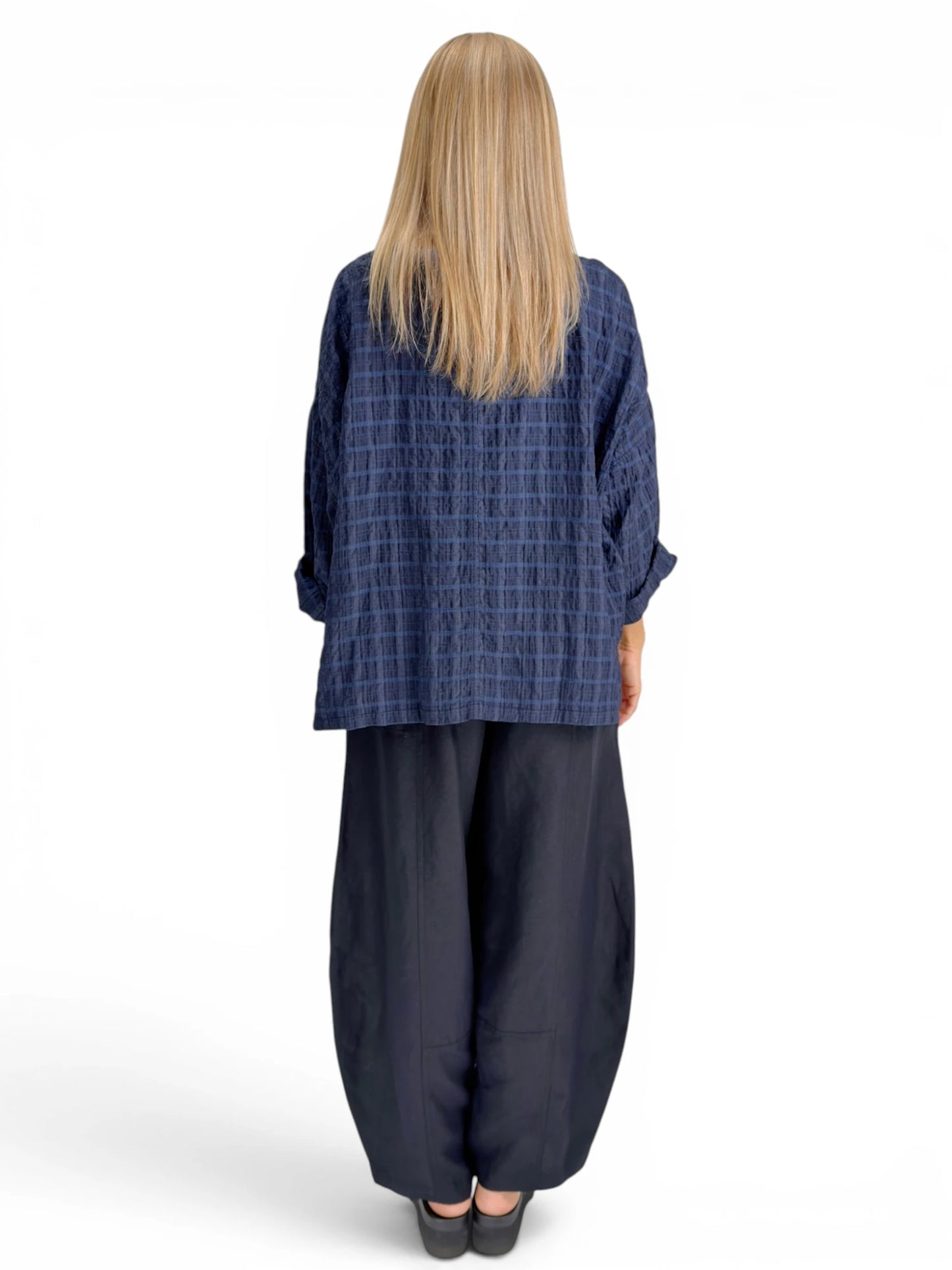 Dress to Kill- Puzzle Pants/ Black Linen