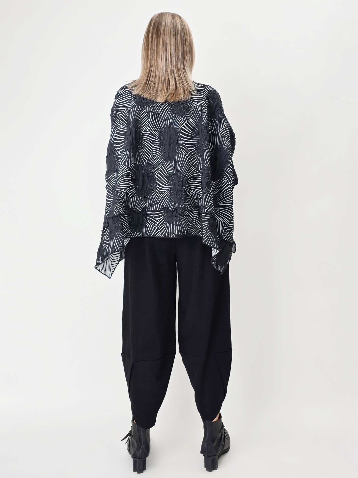 Heydari- Textured Oversize Top