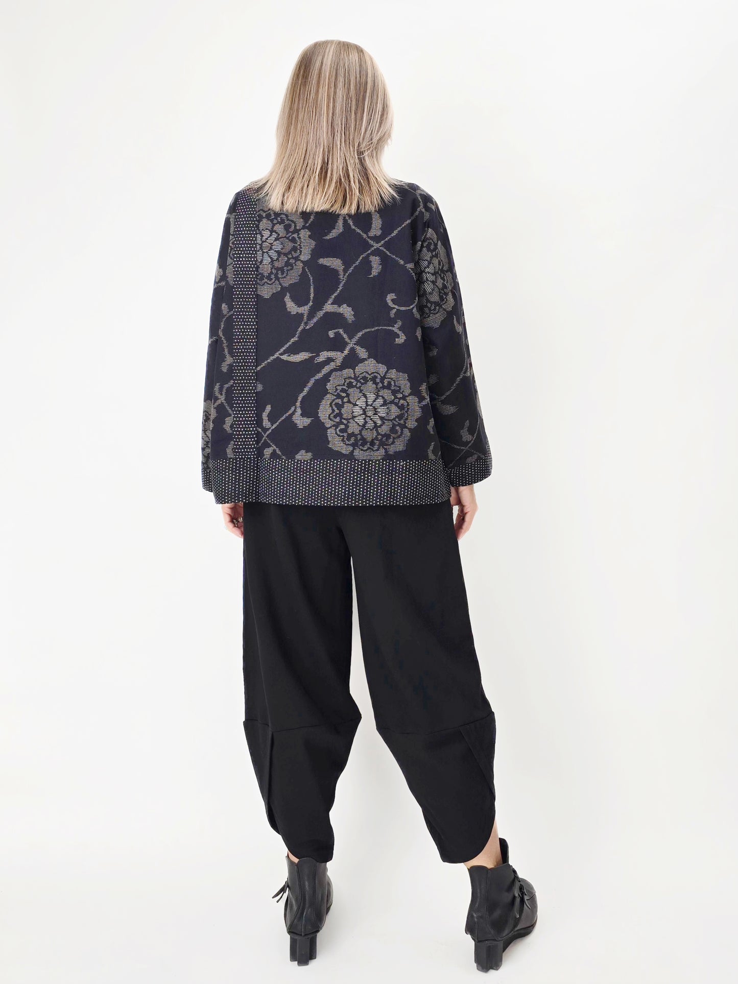 Raksa- Oversized Cotton Patchwork Blouse