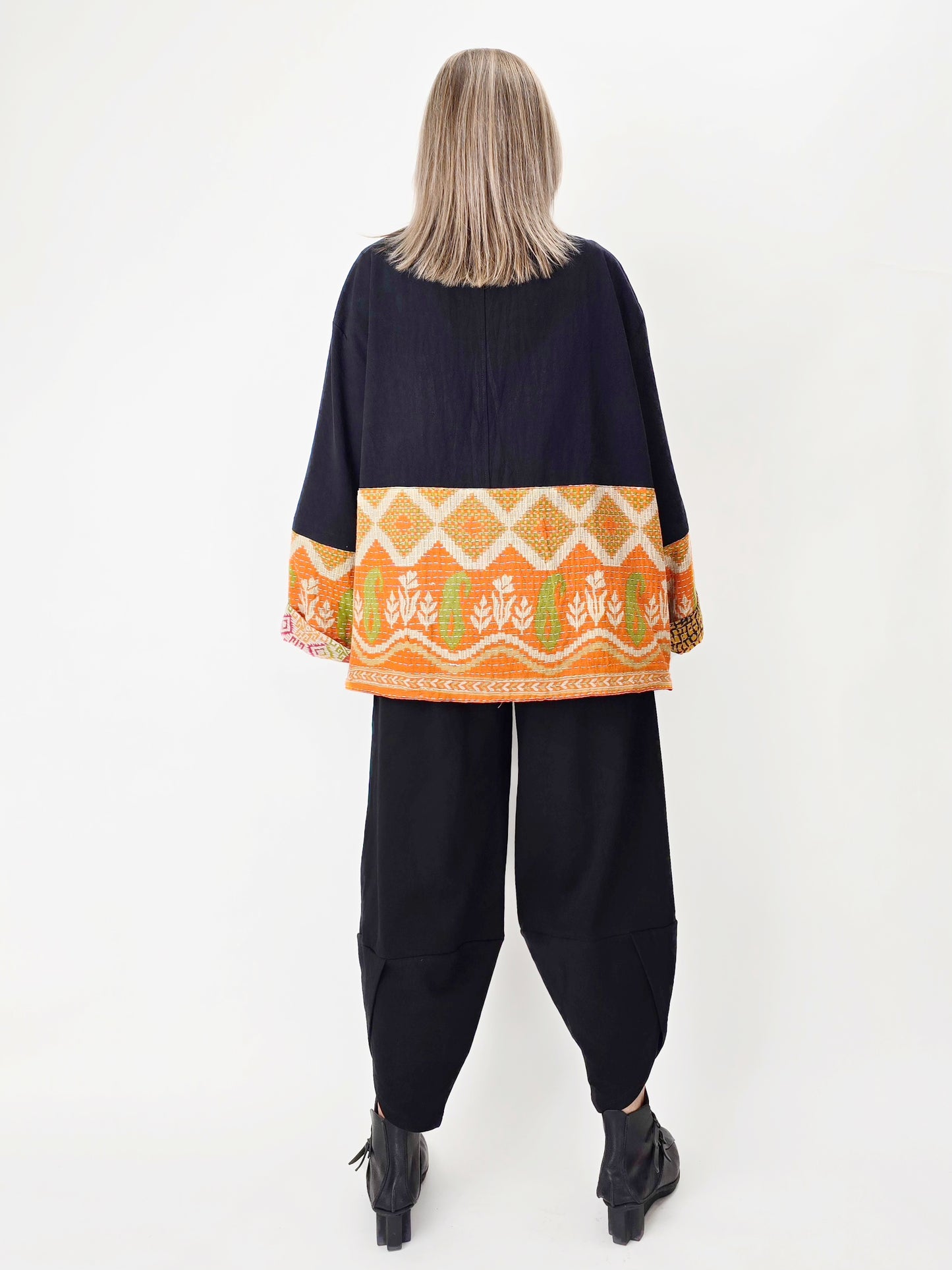 Narenee Designs- Handmade Patchwork Cotton Kimono – One of a Kind