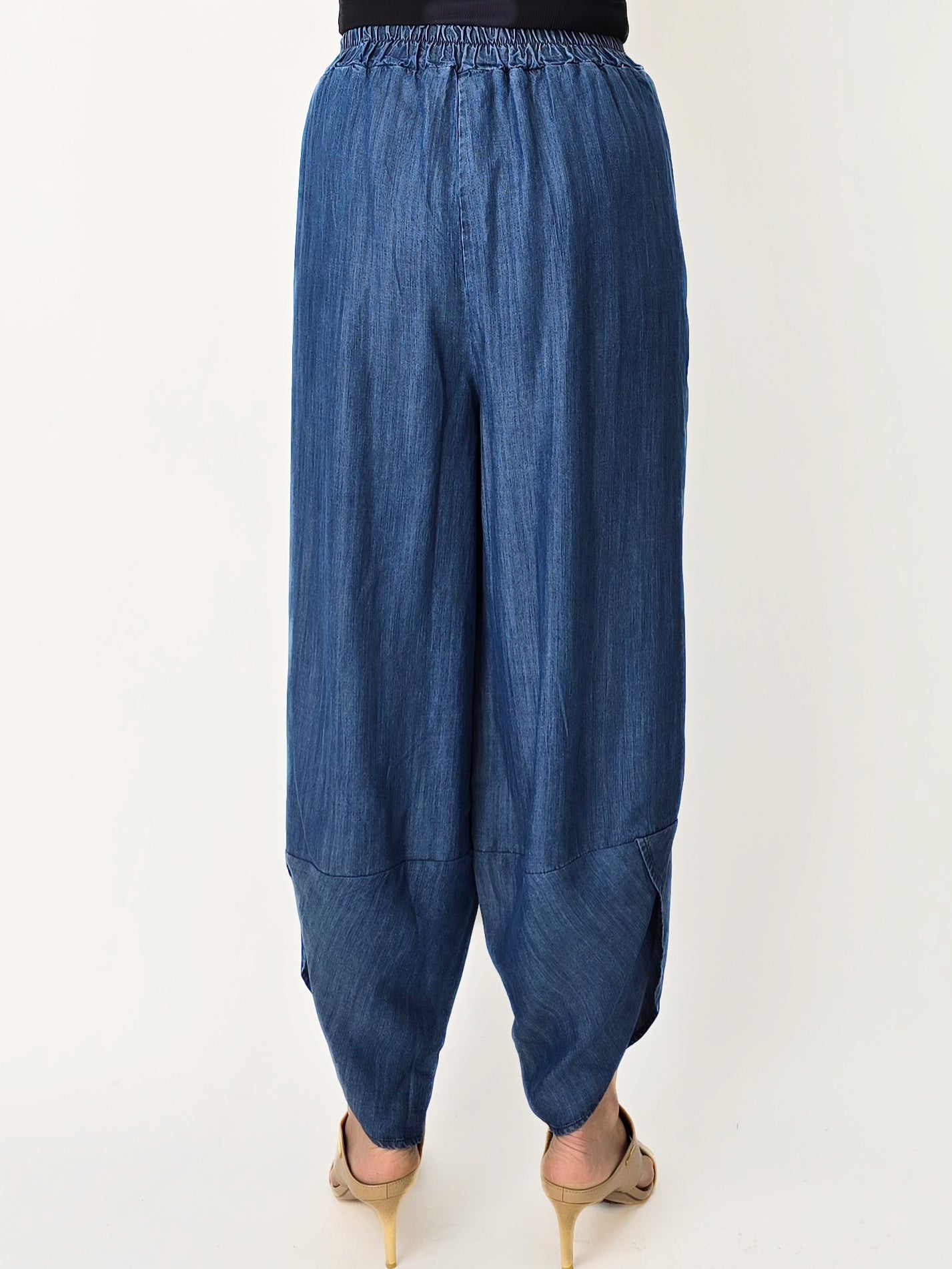 Wearable Art Shop- Chambray Lantern Pants