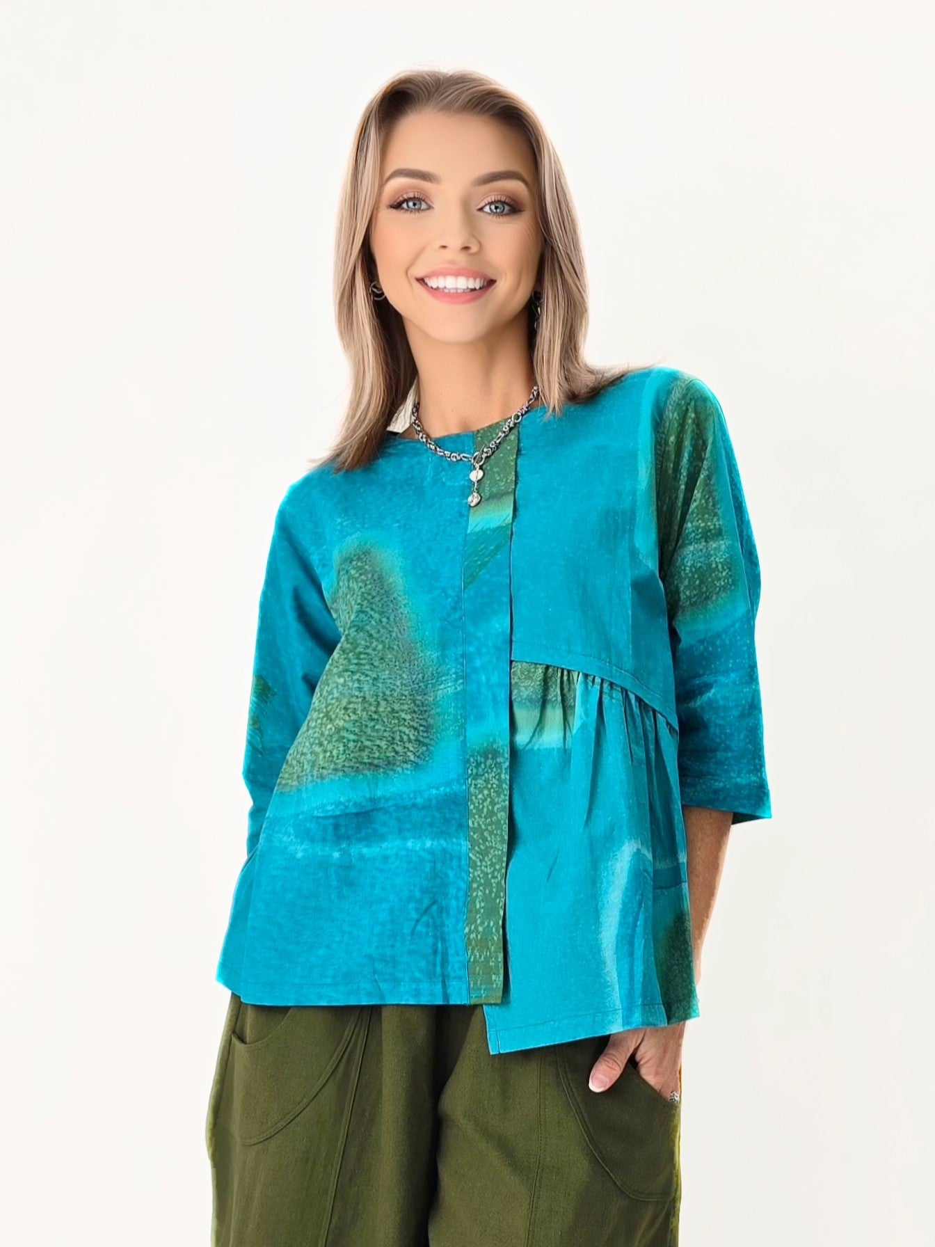 Raksa- Handmade Batik Cotton Blouse