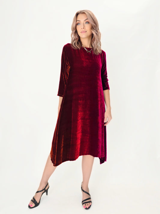 Steve Sells TS- #1-Red Velvet Dress