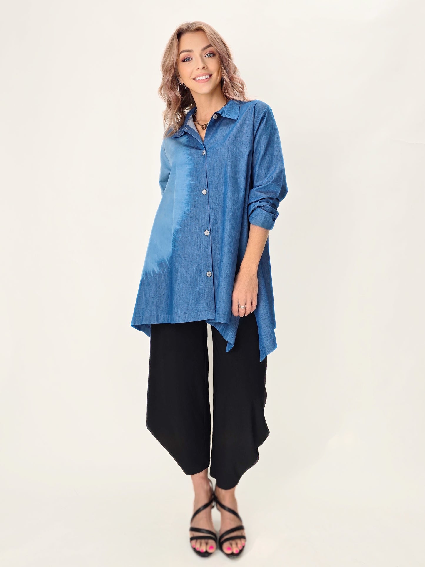 Steve Sells TS- #24- Indigo Arc Valentina Blouse