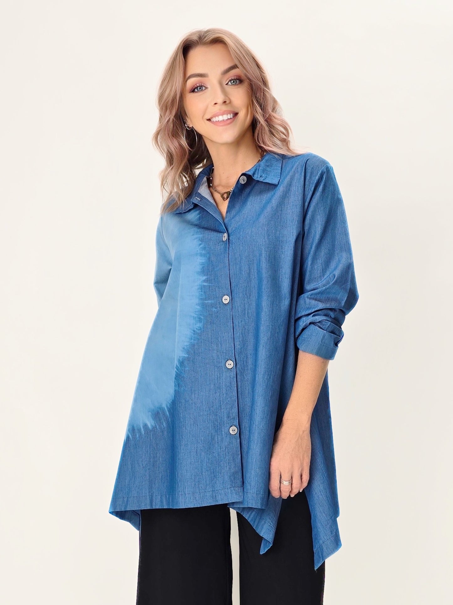 Steve Sells TS- #24- Indigo Arc Valentina Blouse