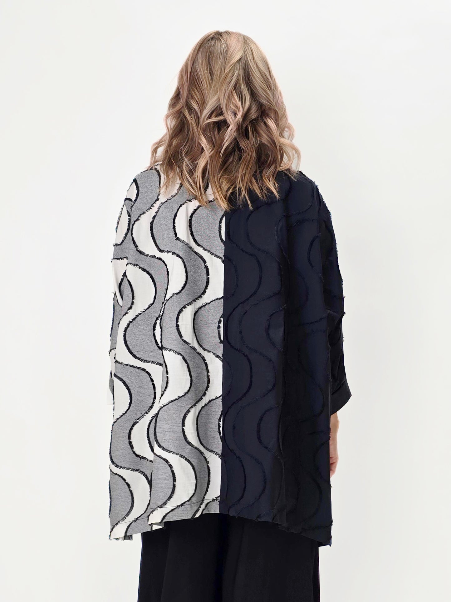 Steve Sells TS- #13- Wavy Shoji Japanese Jacquard