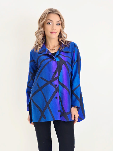 Kay Chapman- Dupioni Silk Issey Shirt