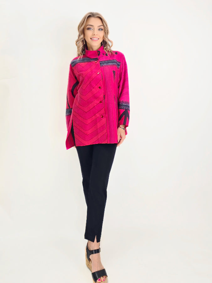 Kay Chapman- Dupioni Silk Issey Shirt