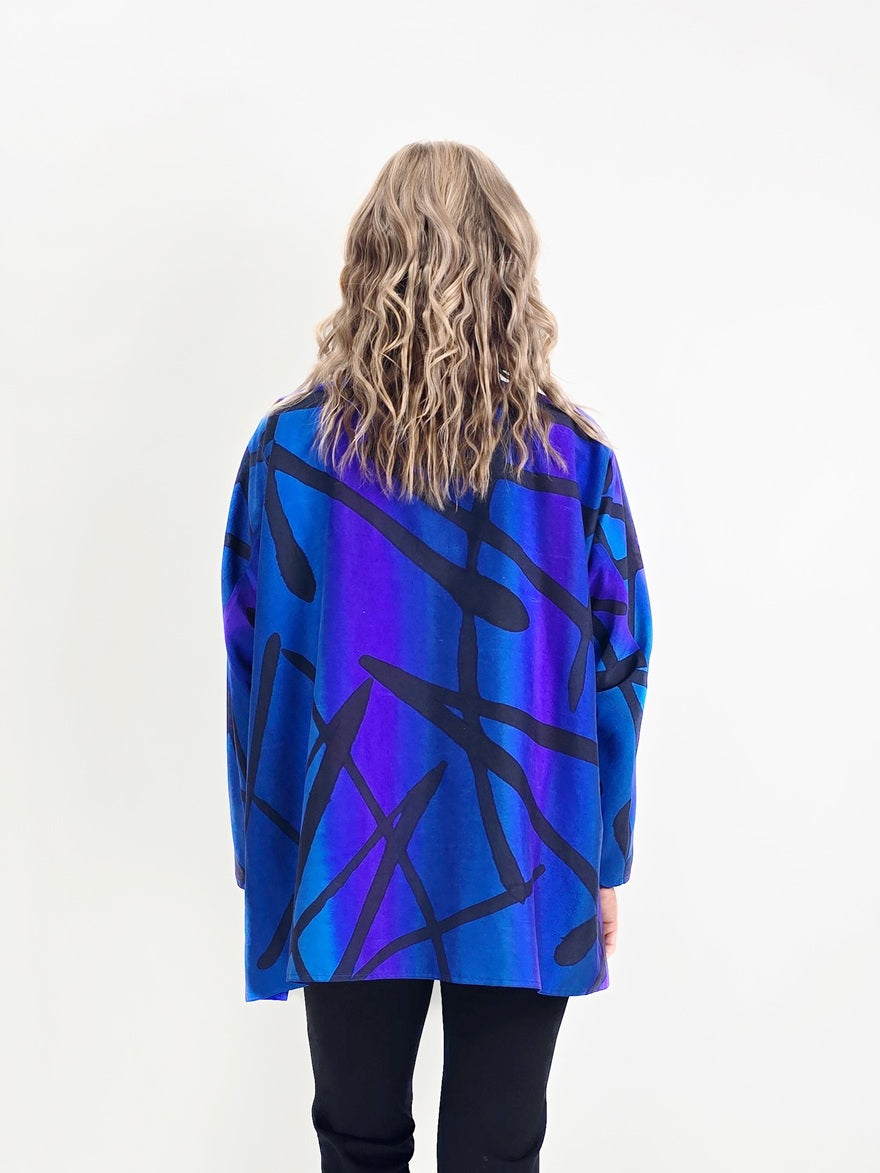 Kay Chapman- Dupioni Silk Issey Shirt