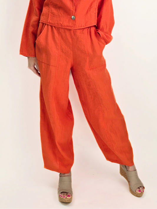 LUUKAA- Zenya Pant/ Rust Orange